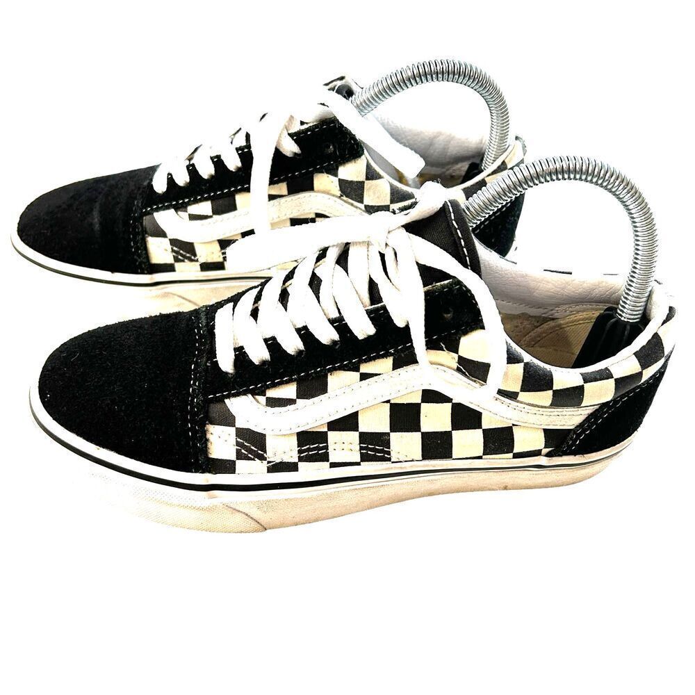 Vans Old Skool Checkerboard Low Top  Skateboard Shoes Size 7.5  Womens
